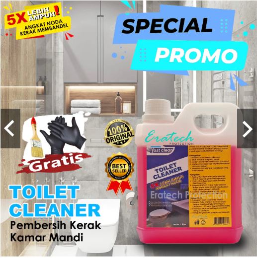 FASTCLEAN Toilet Cleaner Pembersih Super Ampuh Kerak Kamar Mandi Noda Kloset Wastafel Porselen