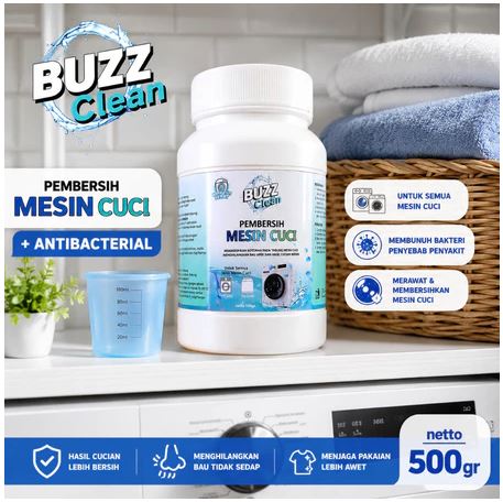 BUZZCLEAN Pembersih Mesin Cuci